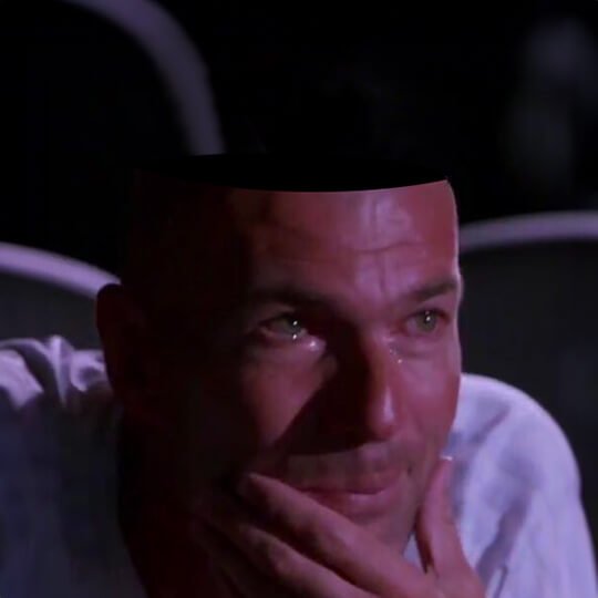 Zizou très ému